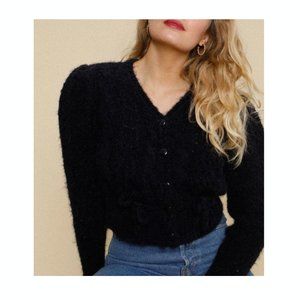 ROUJE Aria Cardigan in Blue